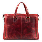 Echtleder Bürotasche rot