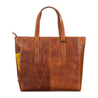 Elegante Damenhandtasche gross Leder braun