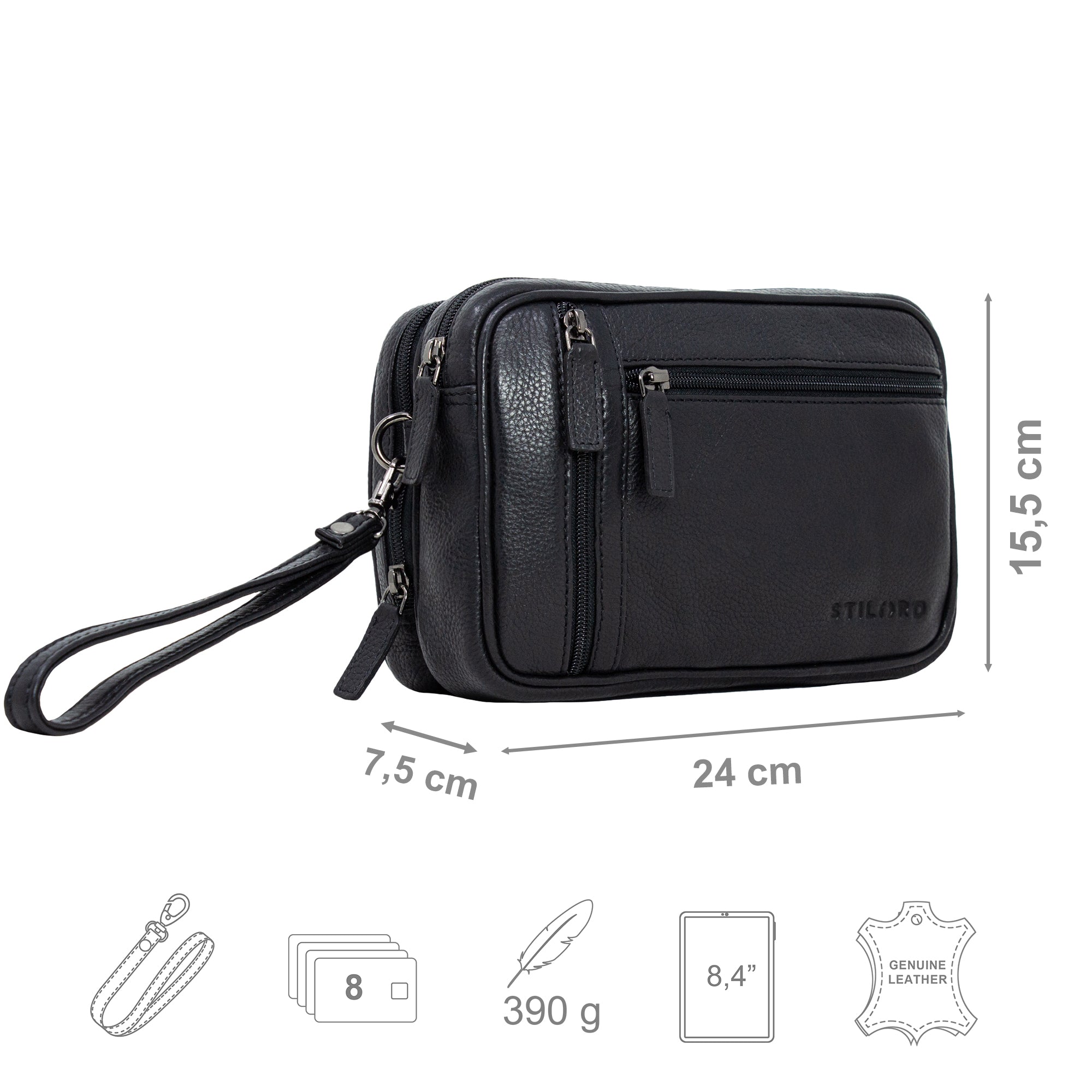 Echtleder Handtasche Herren Reisetasche