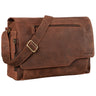 "Marvin" Borsa Messenger vintage in pelle