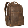 Rucksack Braun Echtleder Vintage