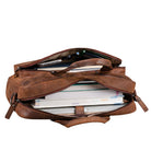 Retro Schultertasche Echtleder