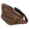 "Eliah" Marsupio in pelle vintage da uomo