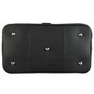 Elegante Lederreisetasche mit Metallfüßen