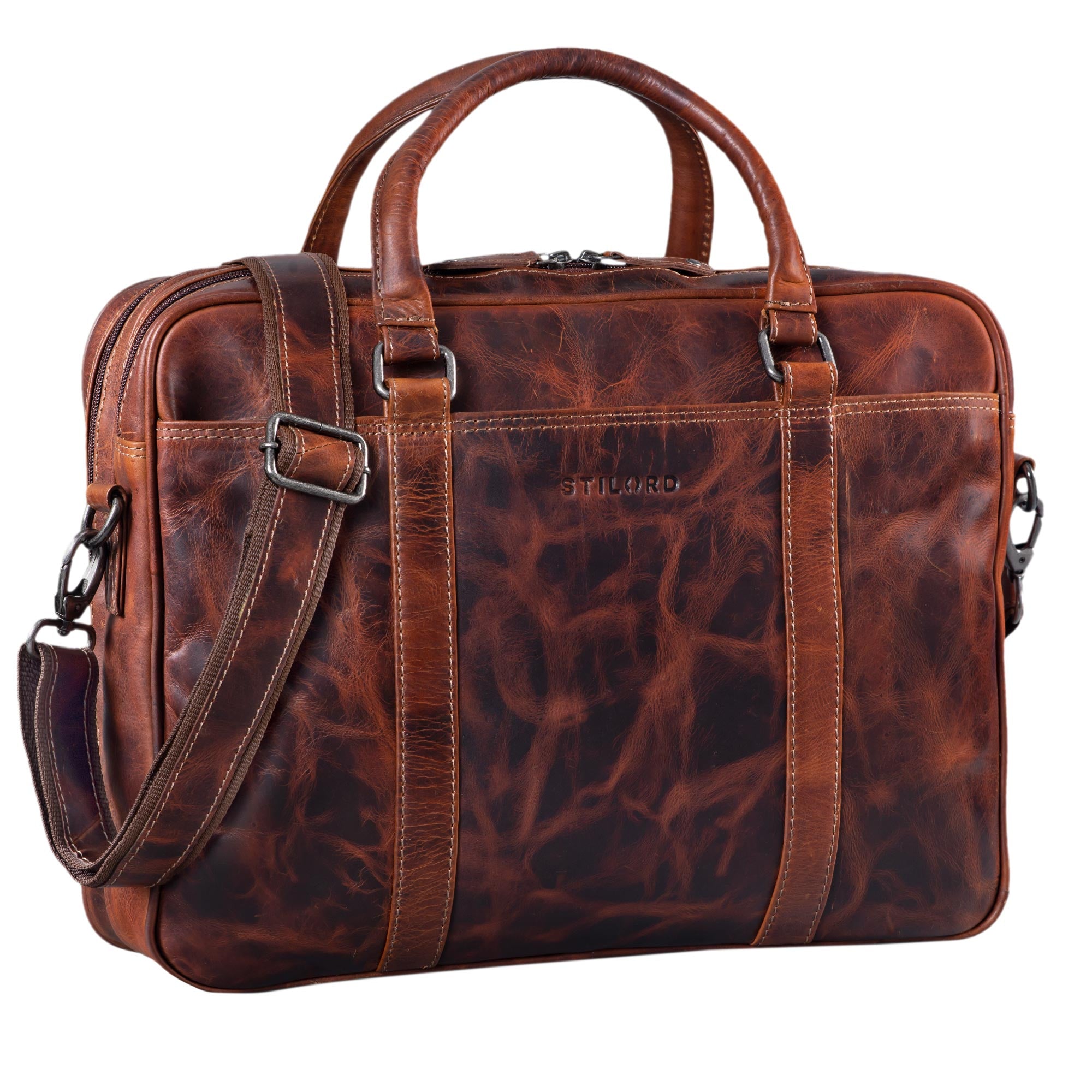 herren business tasche leder braun