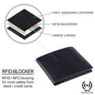 Portemonnaie Männer Leder RFID