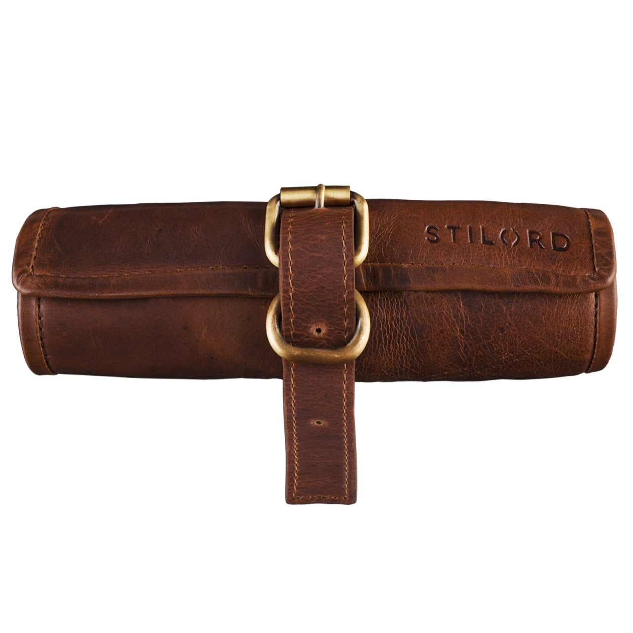 Vintage Stitrolle aus echtem leder