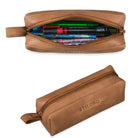 Federmappe Retro braunes Leder
