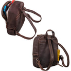 Leder arbeits tasche damen rucksack