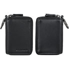 Schwarze Key Wallet Leder