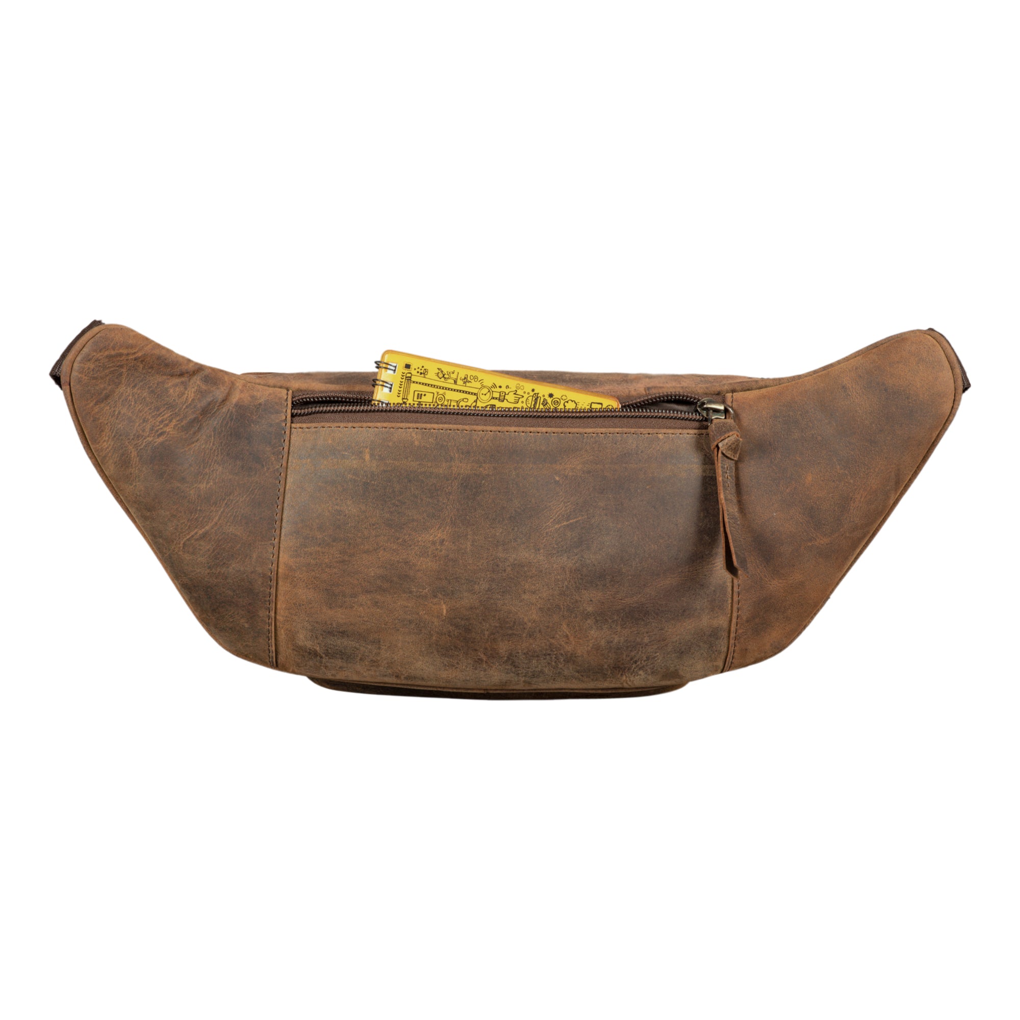 Leder Gürteltasche braun