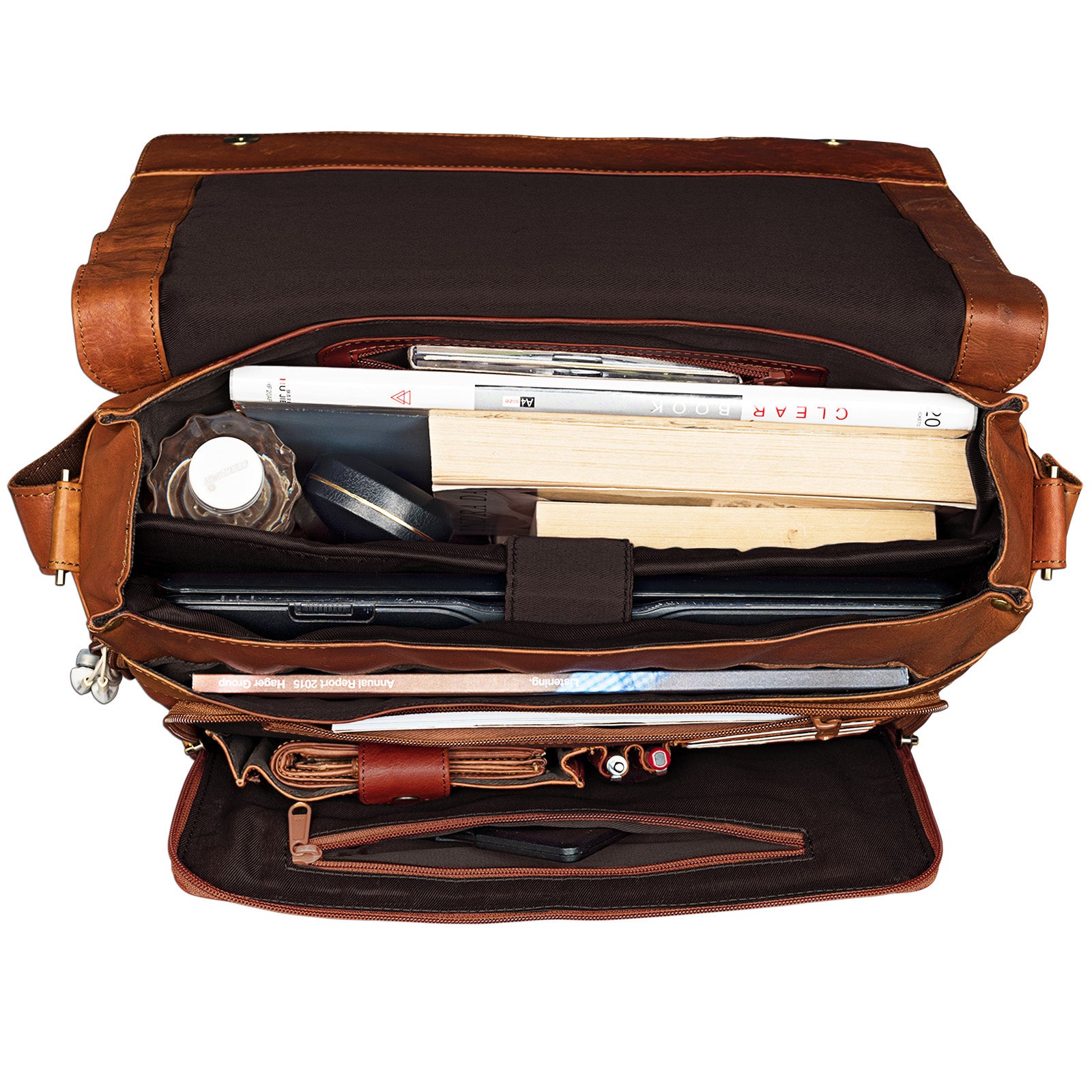 Vintage Ledertasche Herren Damen