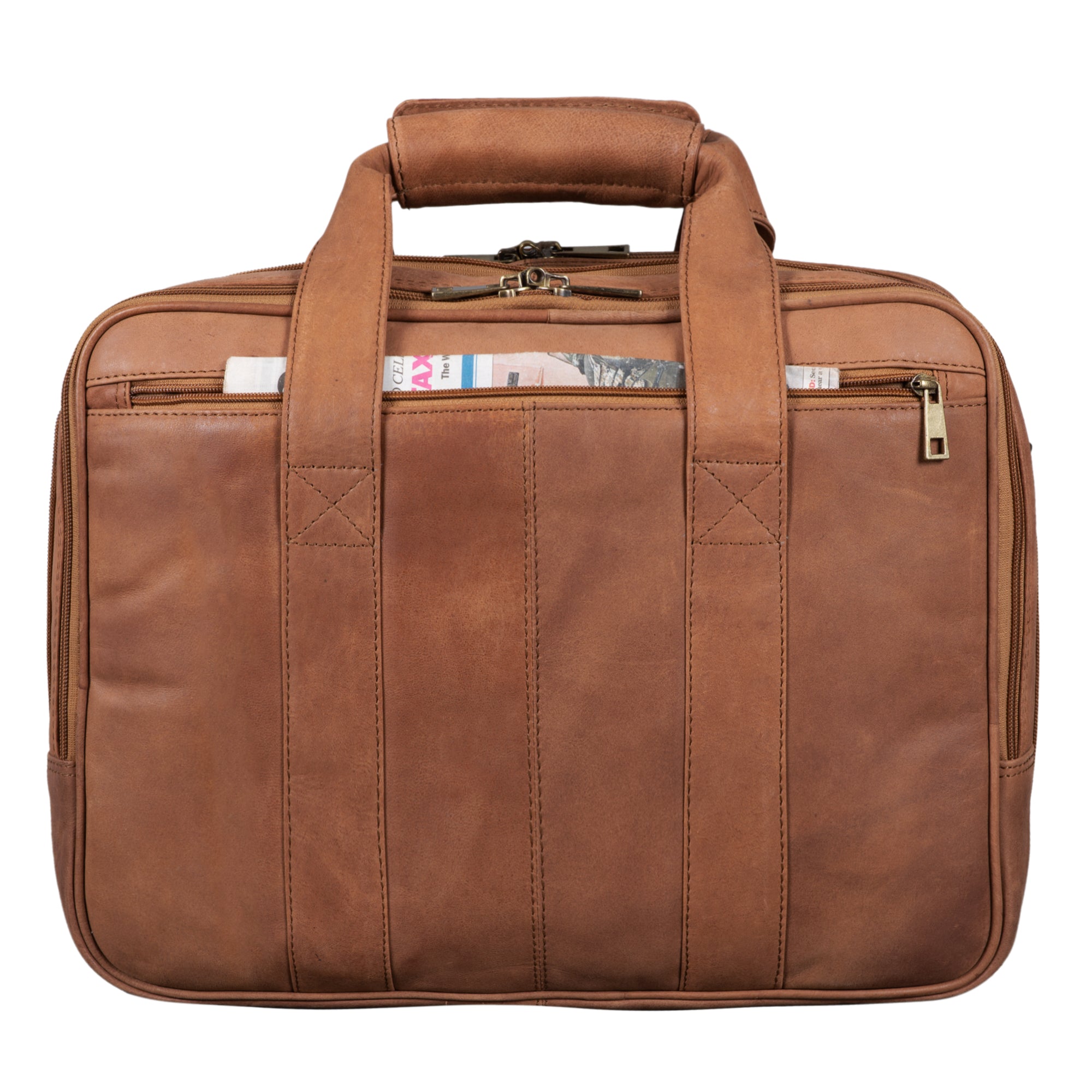 Vintage Ledertasche Professoren groß