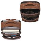 Lederrucksack Uni Vintage groß