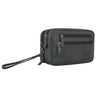 "Nero" Pochette uomo con cinturino da polso in pelle