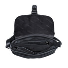 Schwarze Handtasche Leder