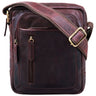 Herren Leder Umhängetasche Vintage klein