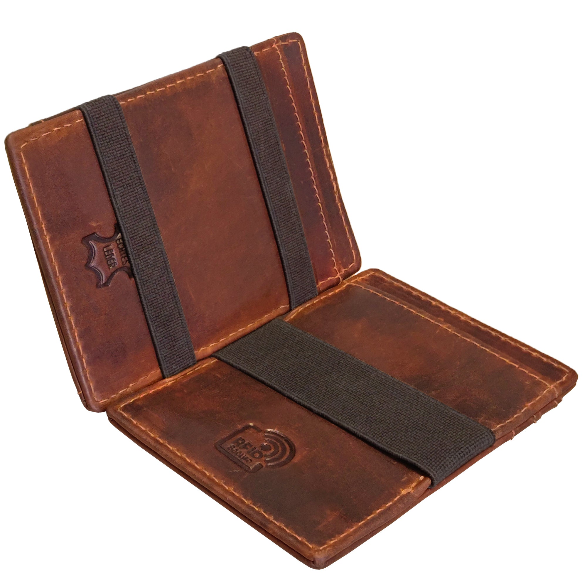 Slim Wallet Echtleder Männer