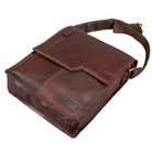 Vintage Leder Umhängetasche für Herren mittel-groß