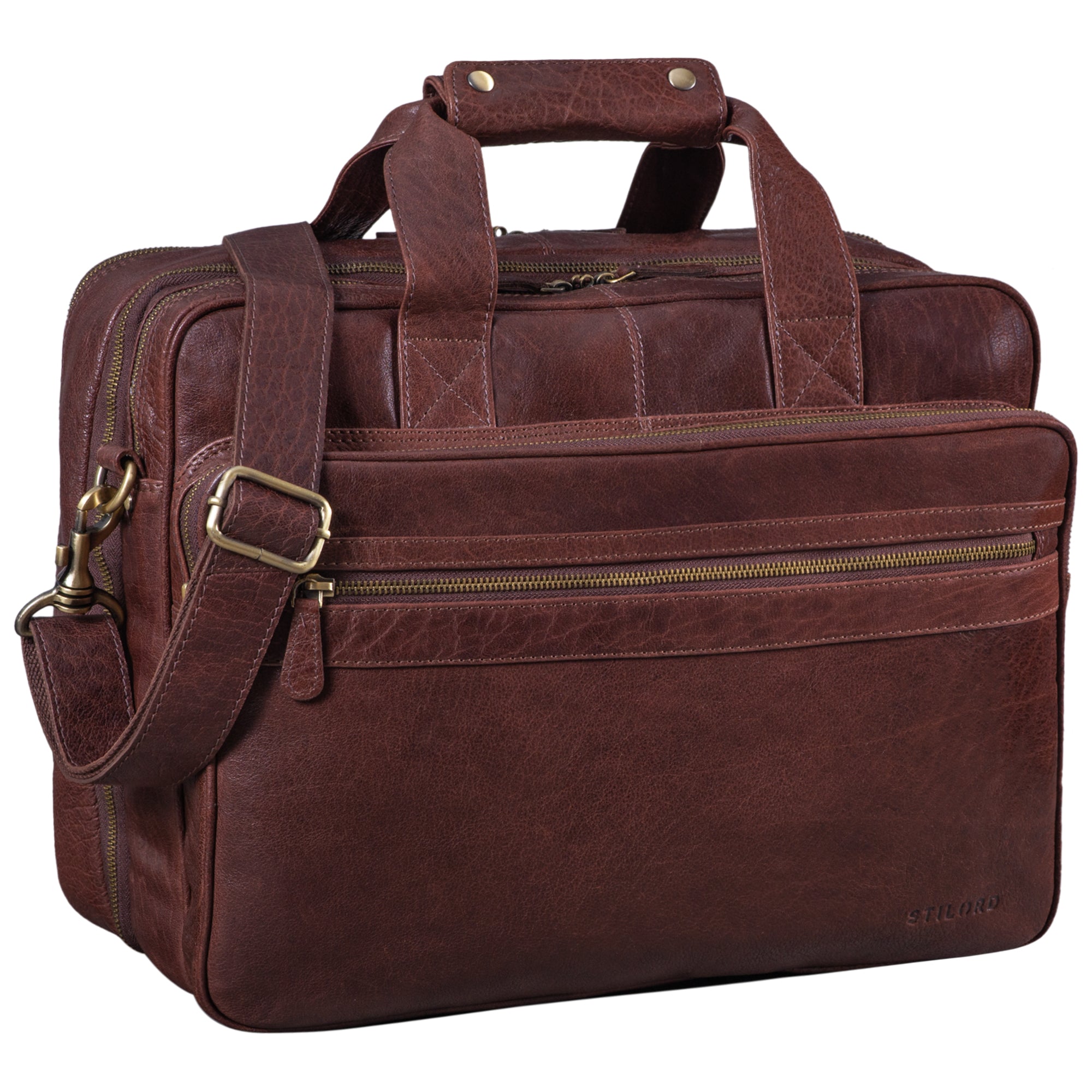Leder Arbeitstasche Bürotasche 