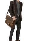 Leder Businesstasche braun