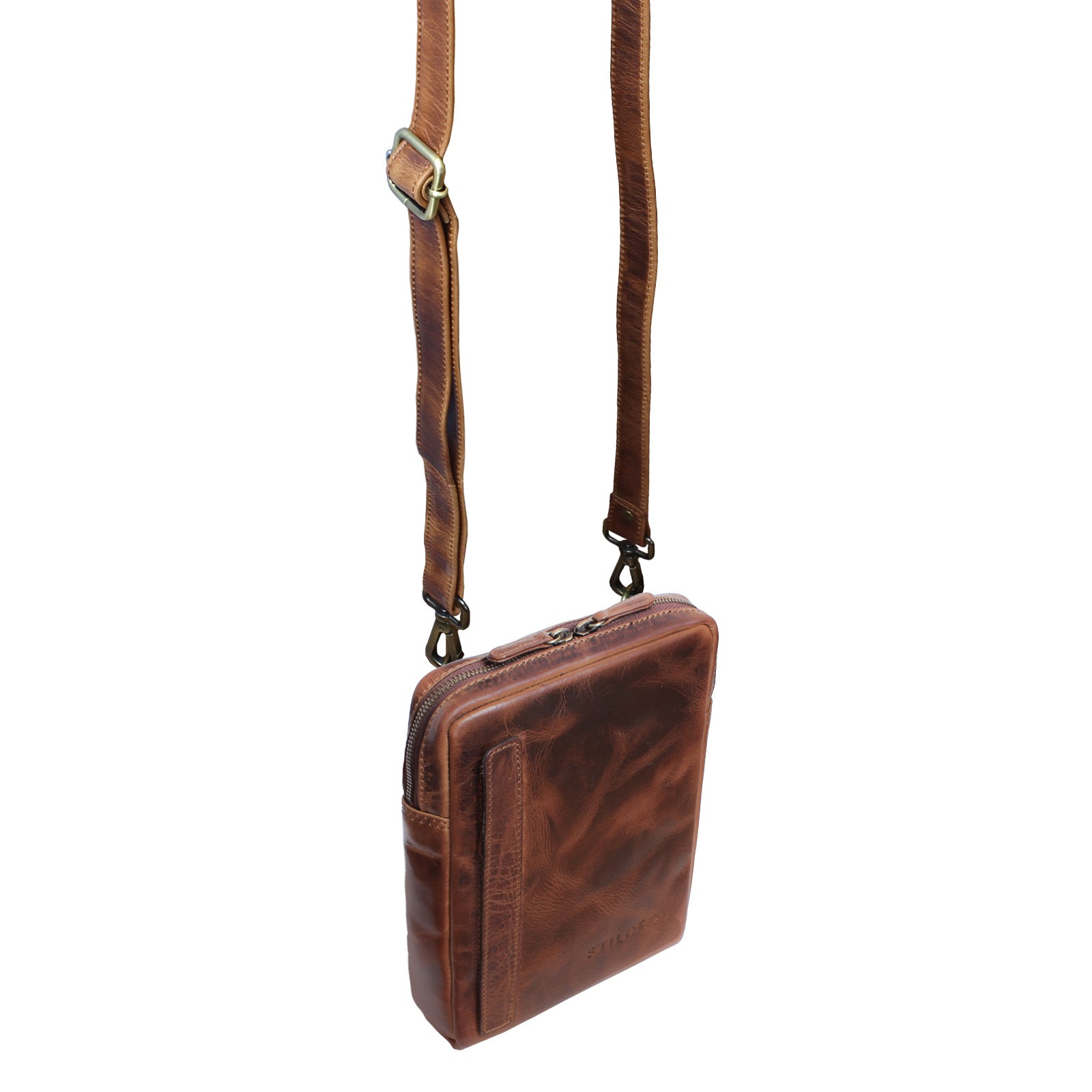 Vintage Männer Tasche Leder zum Umhängen