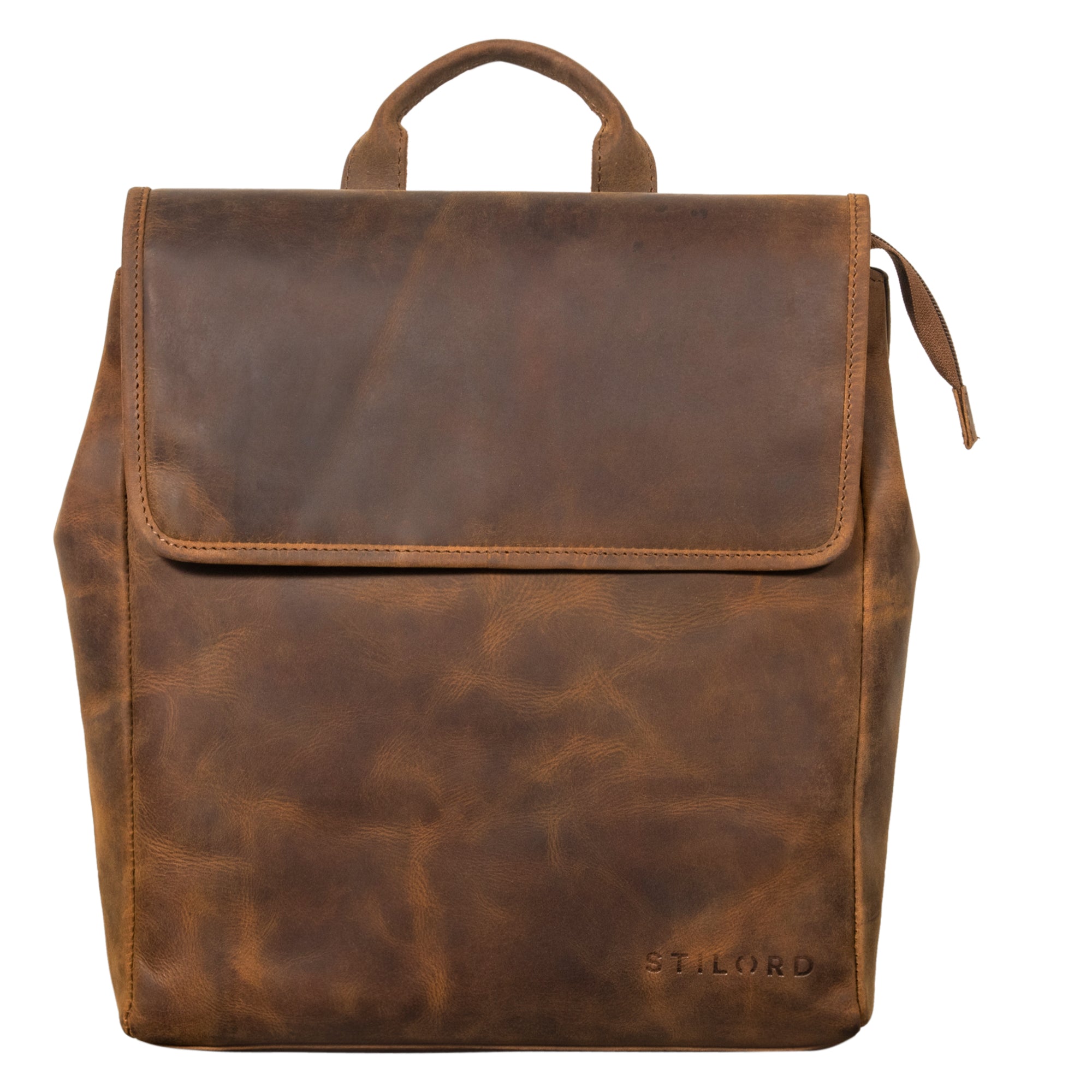 Leder rucksack herren braun