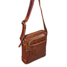 schultertasche echt-leder herren klein
