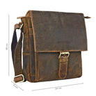 Herren Handtasche Leder braun