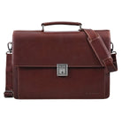 Umhängetasche Leder Business braun