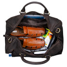 Kabinen Ledertasche dunkelbraun