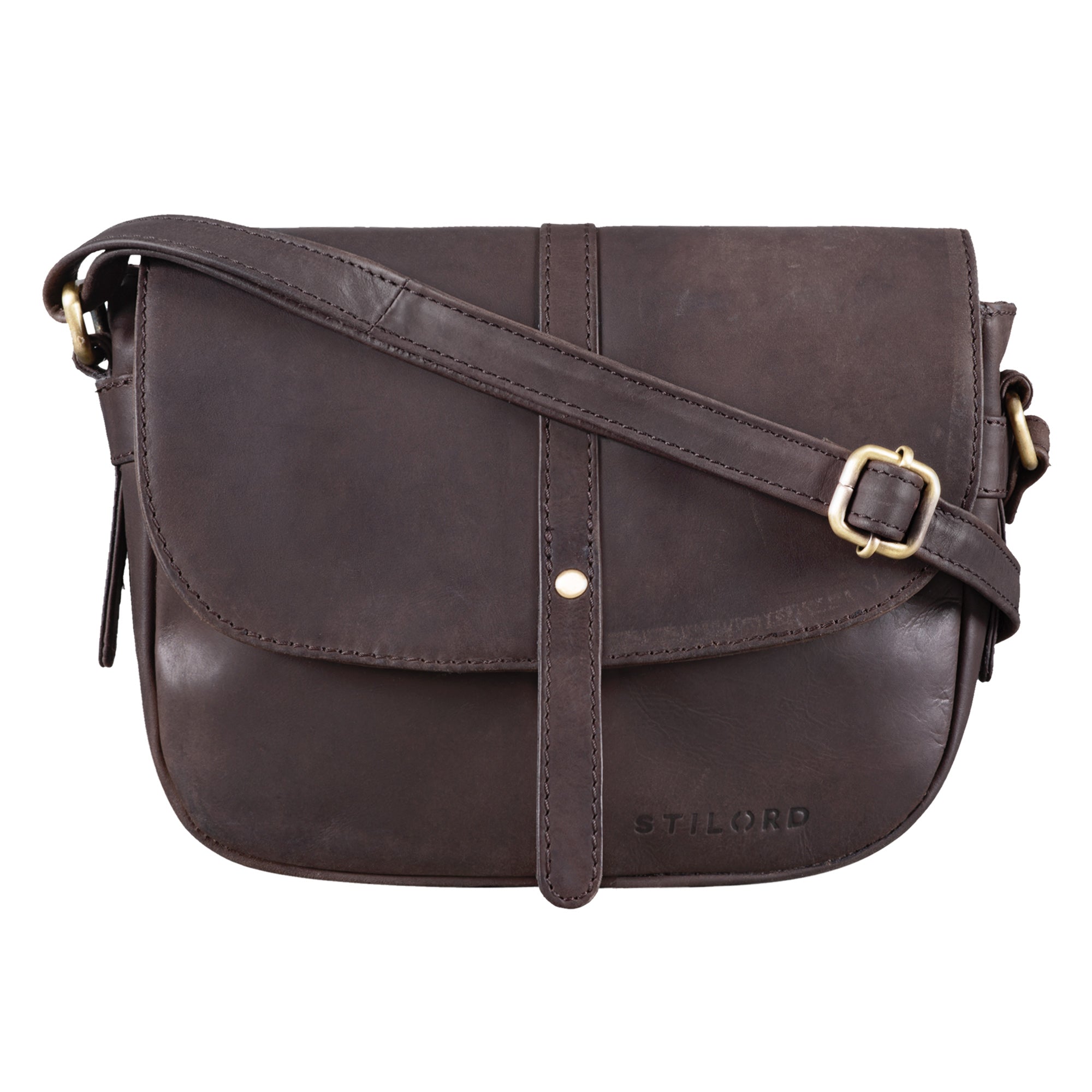Kleine Freizeittasche Leder braun
