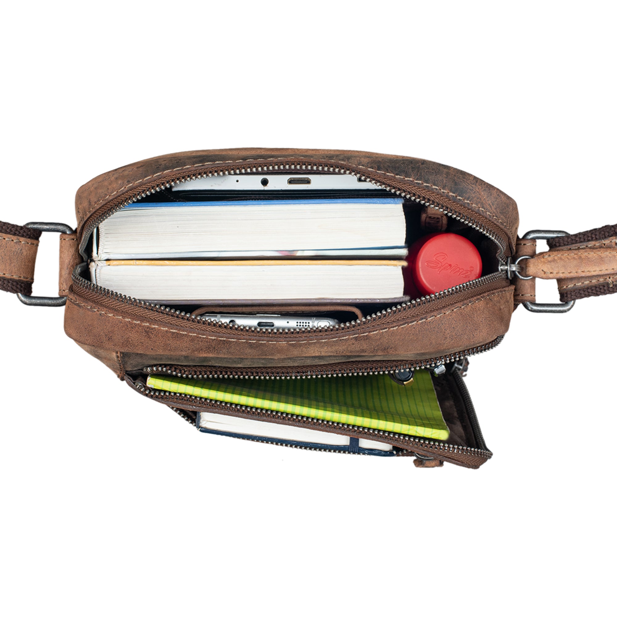 Echtleder Herrentasche Vintage Stil