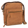 schultertasche herren leder vintage braun