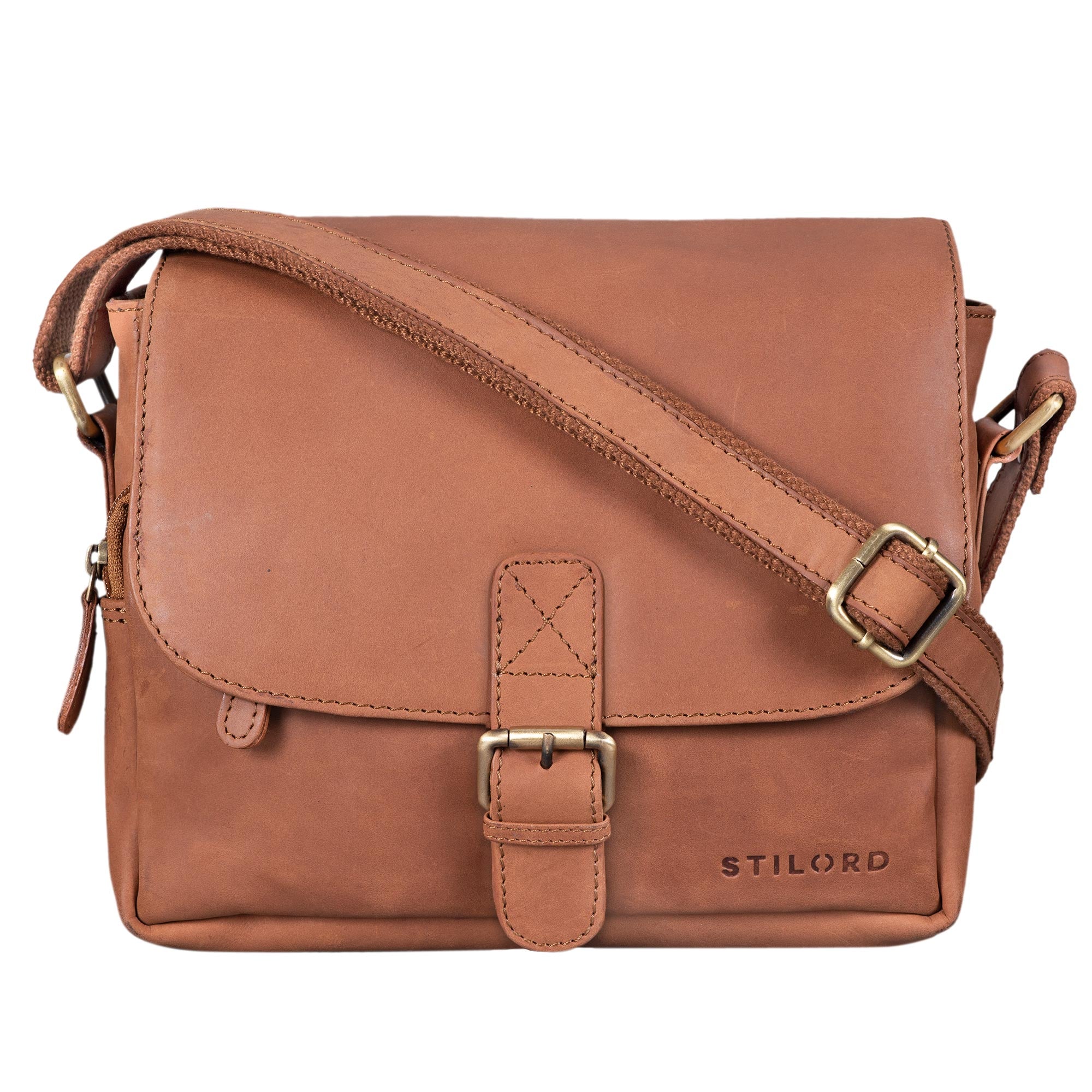 Messenger Bag Retro Leder klein