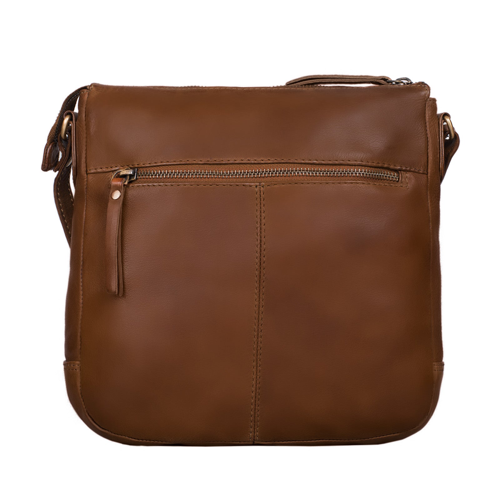 Kleine Ledertasche Umhängetasche Vintage braun