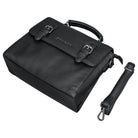 Schultertasche Damen Leder schwarz