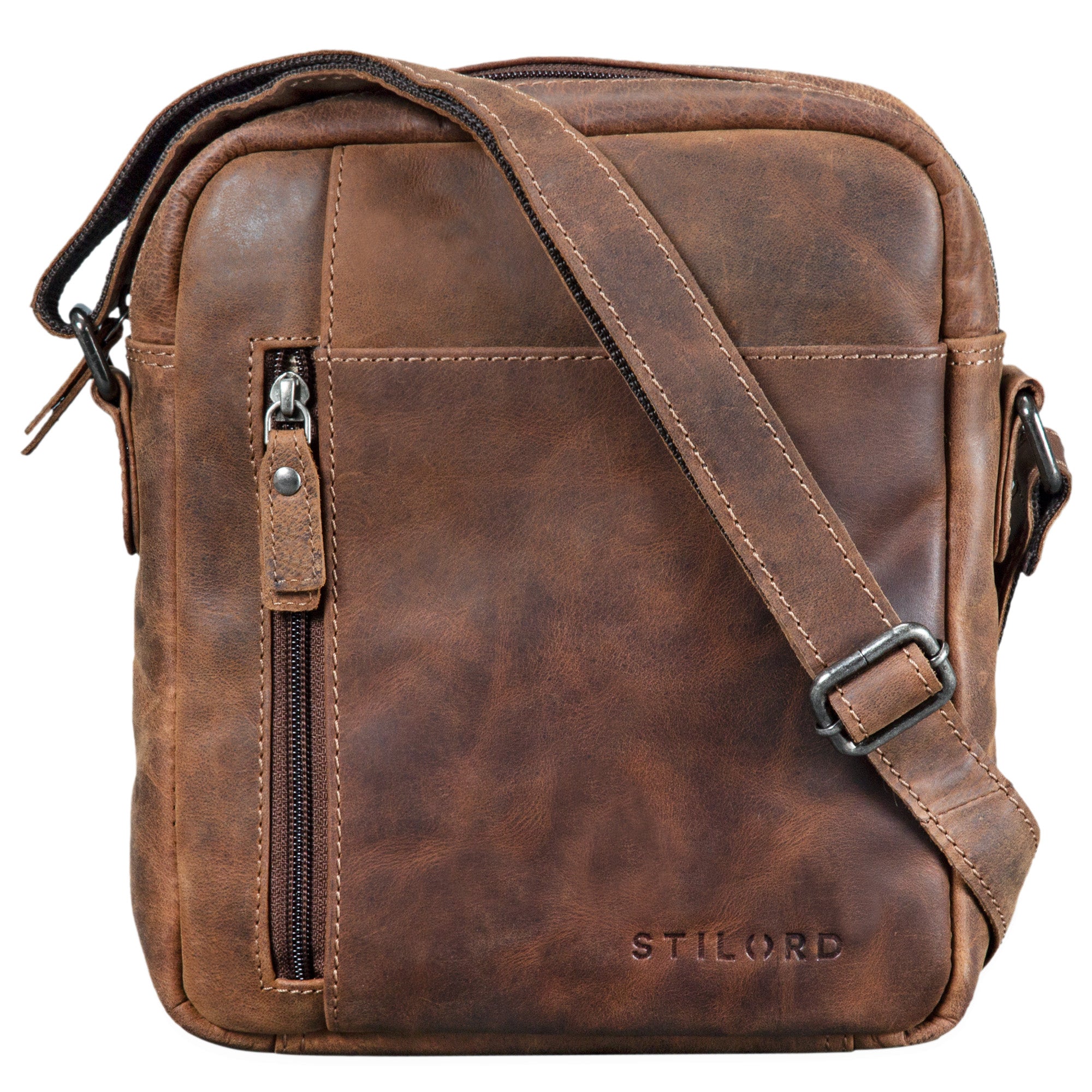 stilvolle Vintage Ledertasche Männer