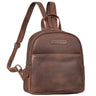 "Elonora" Borsa zaino in pelle vintage 2 in 1 Donna