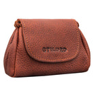 Mini Tasche Cognac Braun Leder