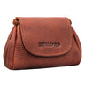 Mini Tasche Cognac Braun Leder