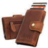 "Duke" Portafoglio Uomo Slim Cuero