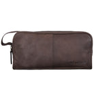 Leder Kulturtasche Vintage