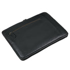 Laptop Hülle aus Leder in schwarz