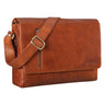 “Davis” Borsa Messenger in Pelle 13 Pollici