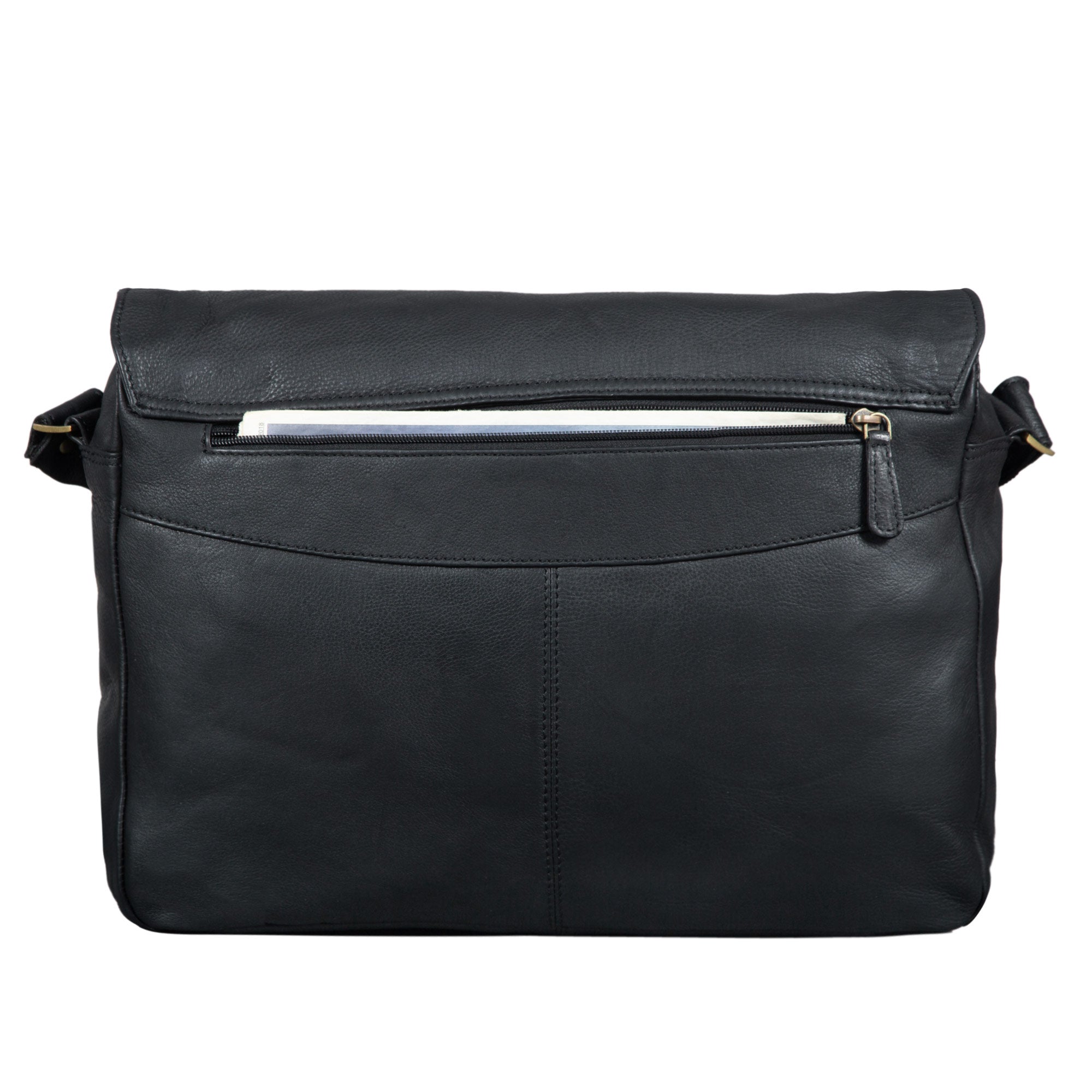 Ledertasche groß DIN A4 Aktenordner schwarz