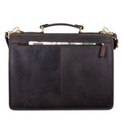 Vintage Aktentasche DIN A4 echtes Leder