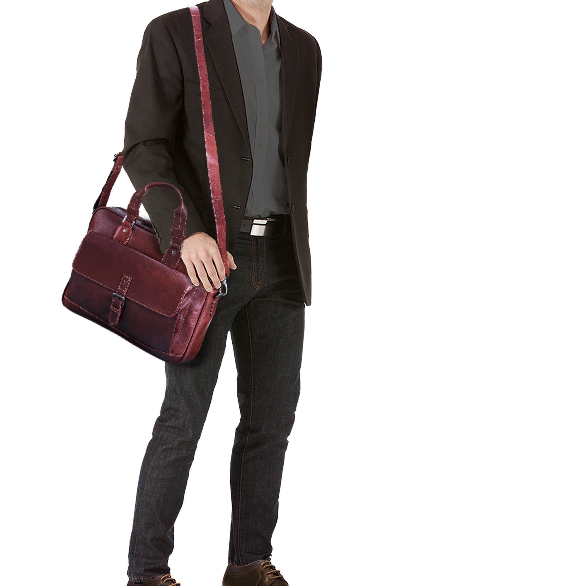 Bürotasche Leder Vintage