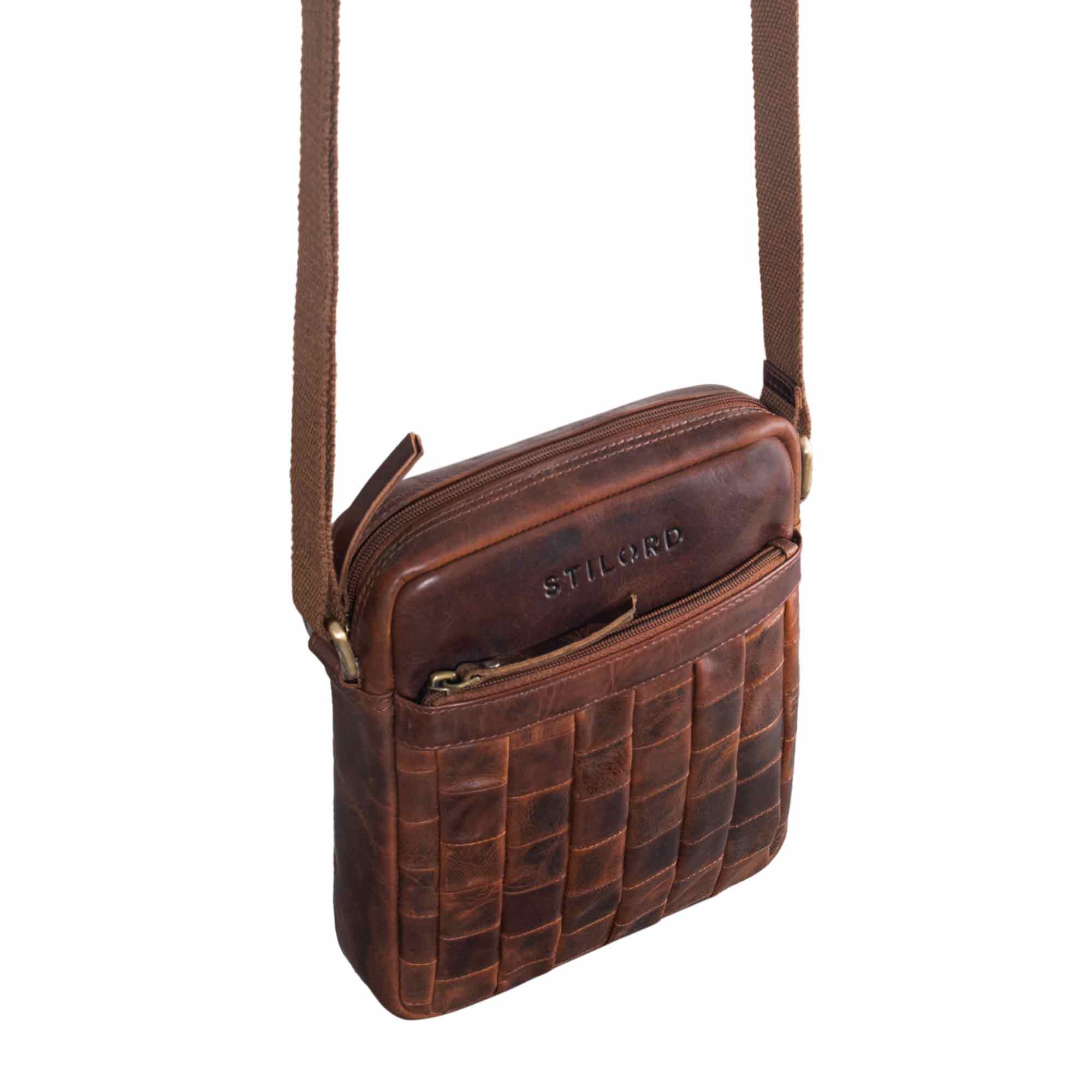 Herrenhandtasche Leder Klein
