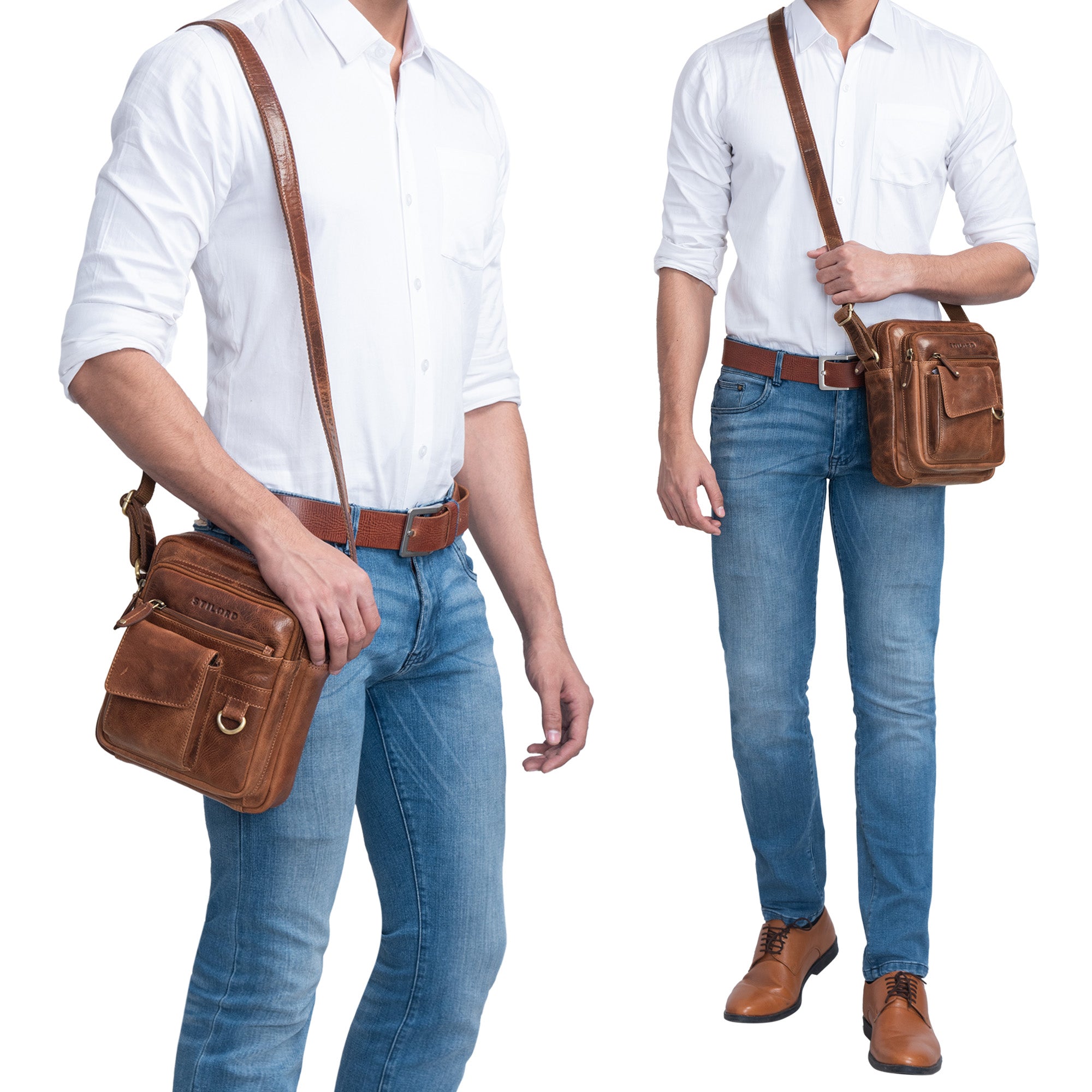 Mini Ledertasche Herren